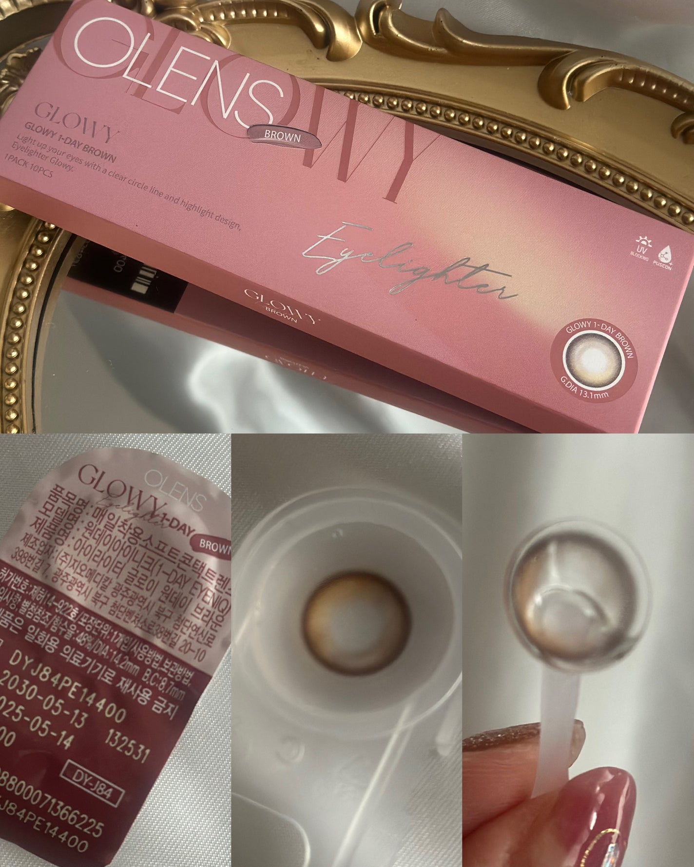 Glowy 1day/OLENS/ワンデー(1DAY)カラコンを使ったクチコミ(3枚目)