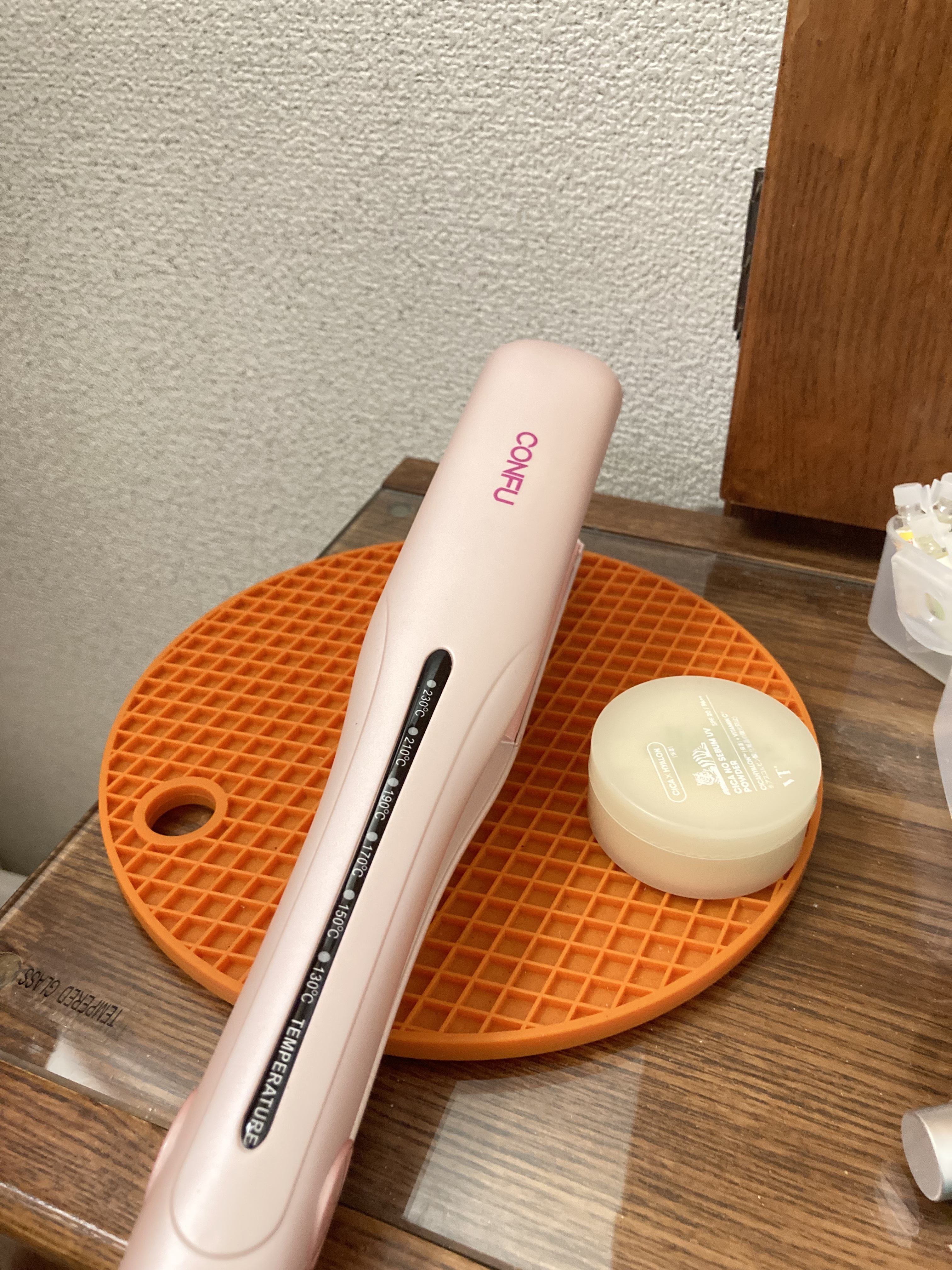 CONFU ヘアアイロン ストレート/CONFU/ストレートアイロンを使ったクチコミ（2枚目）