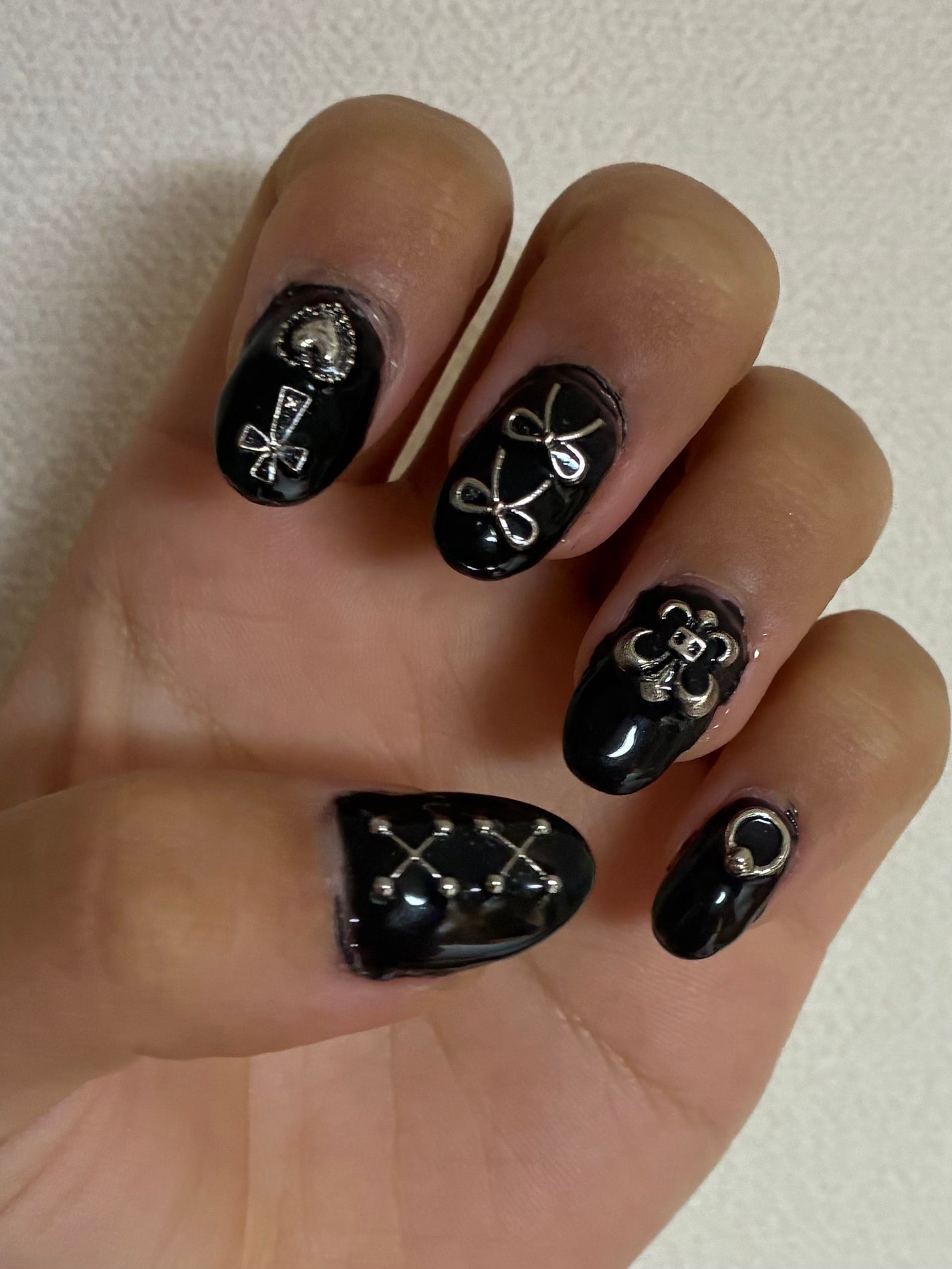 みたらし on LIPS 「ネイル新しくしました!めっちゃ時間かかった^^;..」(2枚目)