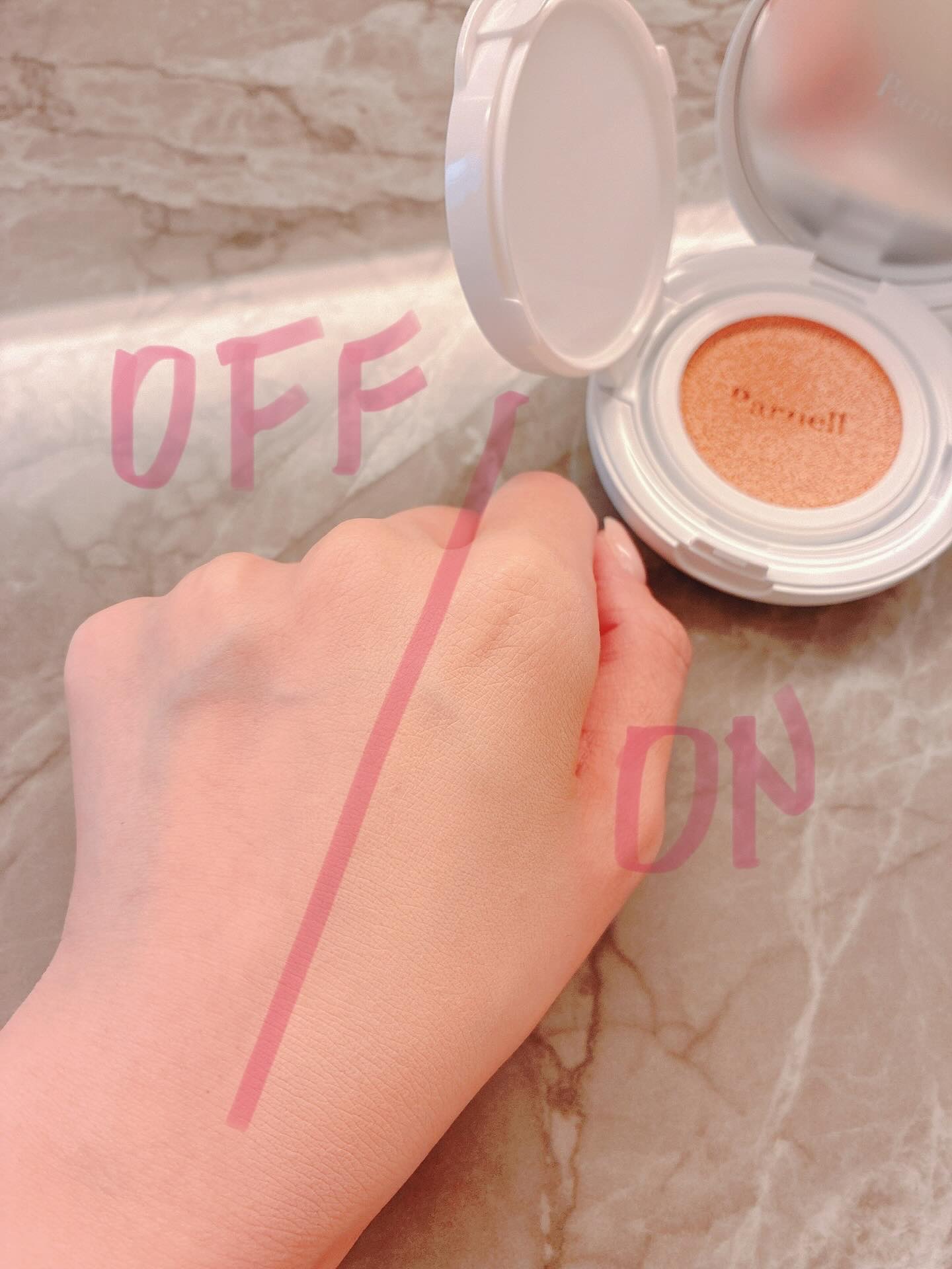 シカマヌ　セラム　クッションファンデ/parnell/クッションファンデーションを使ったクチコミ（3枚目）