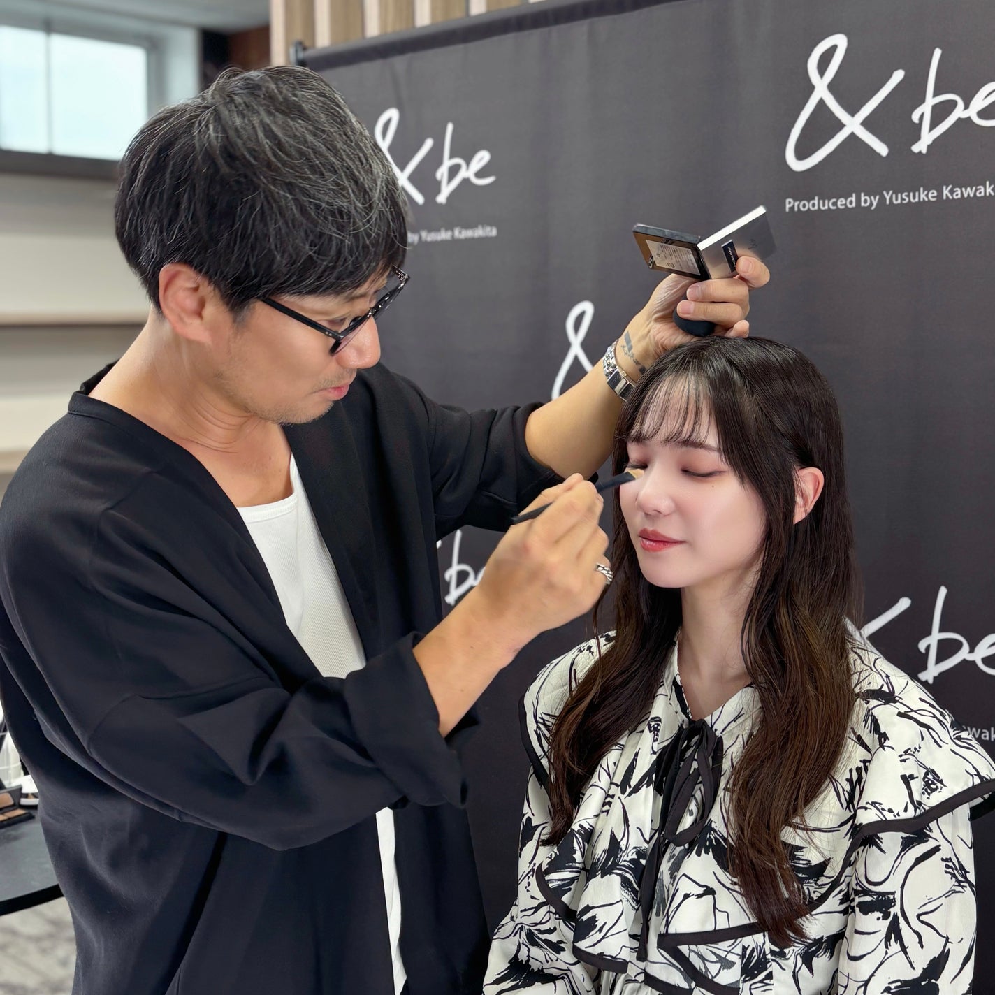 ããð§žãã©ãã100 on LIPS ãïŒbeã®ã¡ã€ã¯ã»ãããŒã«åå ããŠããŸããâð»ð€ãªãã¥ãŒã¢ã«ãã..ãïŒ1æç®ïŒ