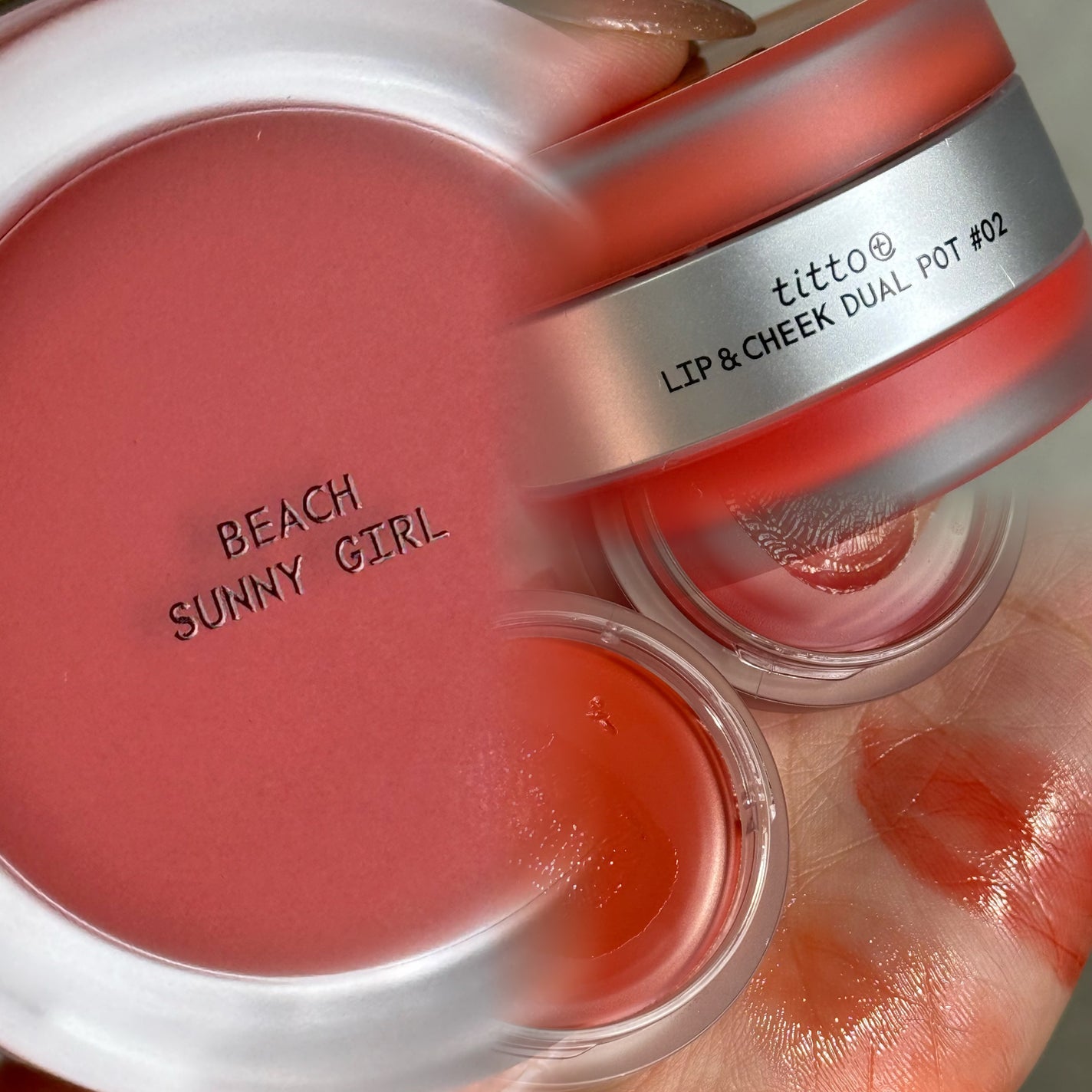 リップアンドチークデュアルポット/titto/口紅を使ったクチコミ(6枚目)