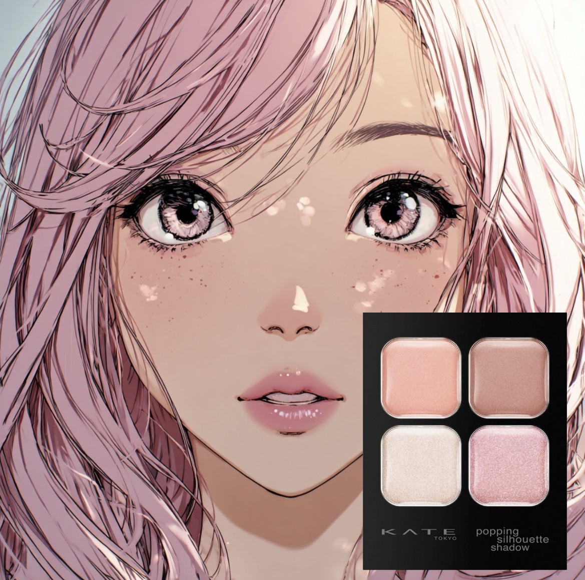 ケイト ポッピングシルエットシャドウ/KATE/アイシャドウパレットを使ったクチコミ（1枚目）