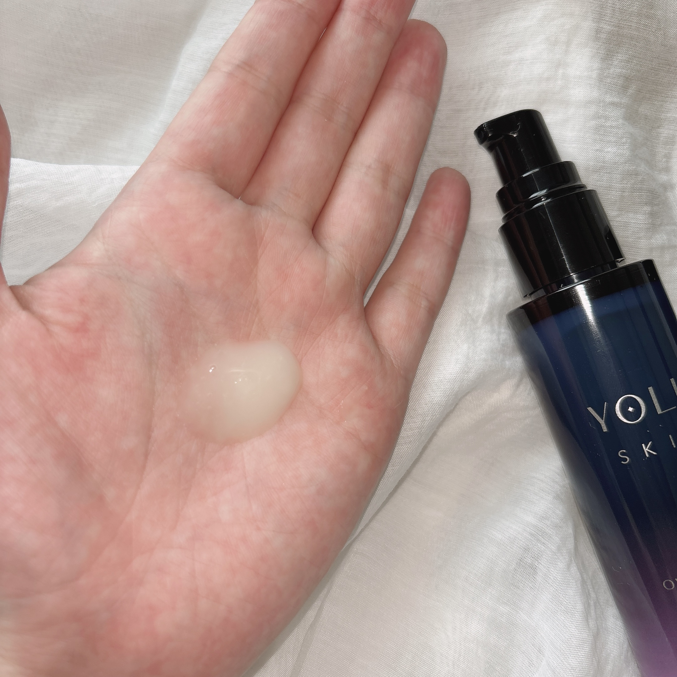 ヨル スキン オーバーナイトクリーム モイスト/YOLU/フェイスクリームを使ったクチコミ（3枚目）