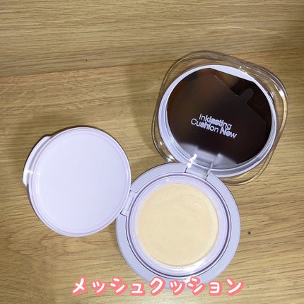 インクラスティングクッションメッシュグロウ/THE FACE SHOP/クッションファンデーションを使ったクチコミ(2枚目)