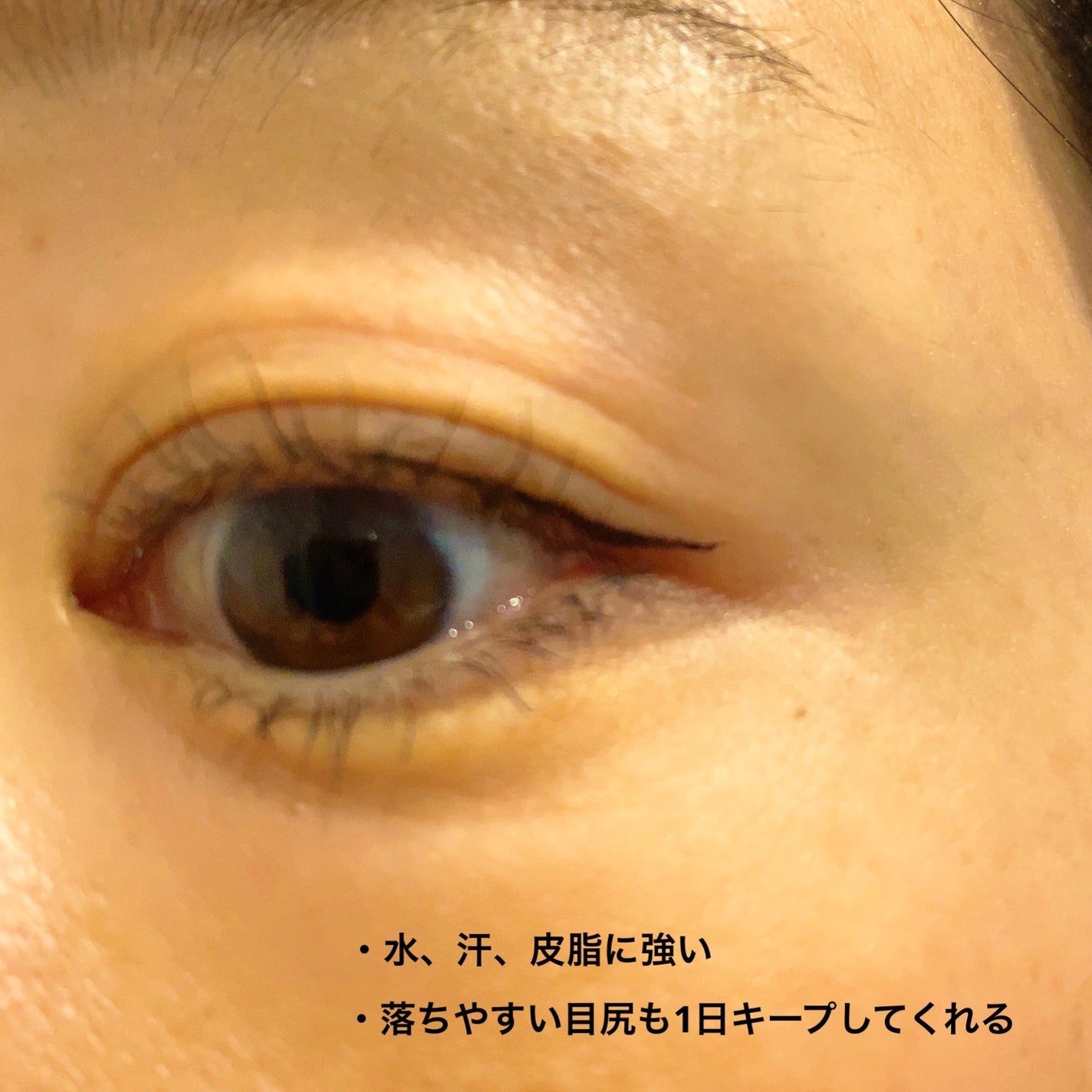 シルキーリキッドアイライナーWP/D-UP/リキッドアイライナーを使ったクチコミ(2枚目)