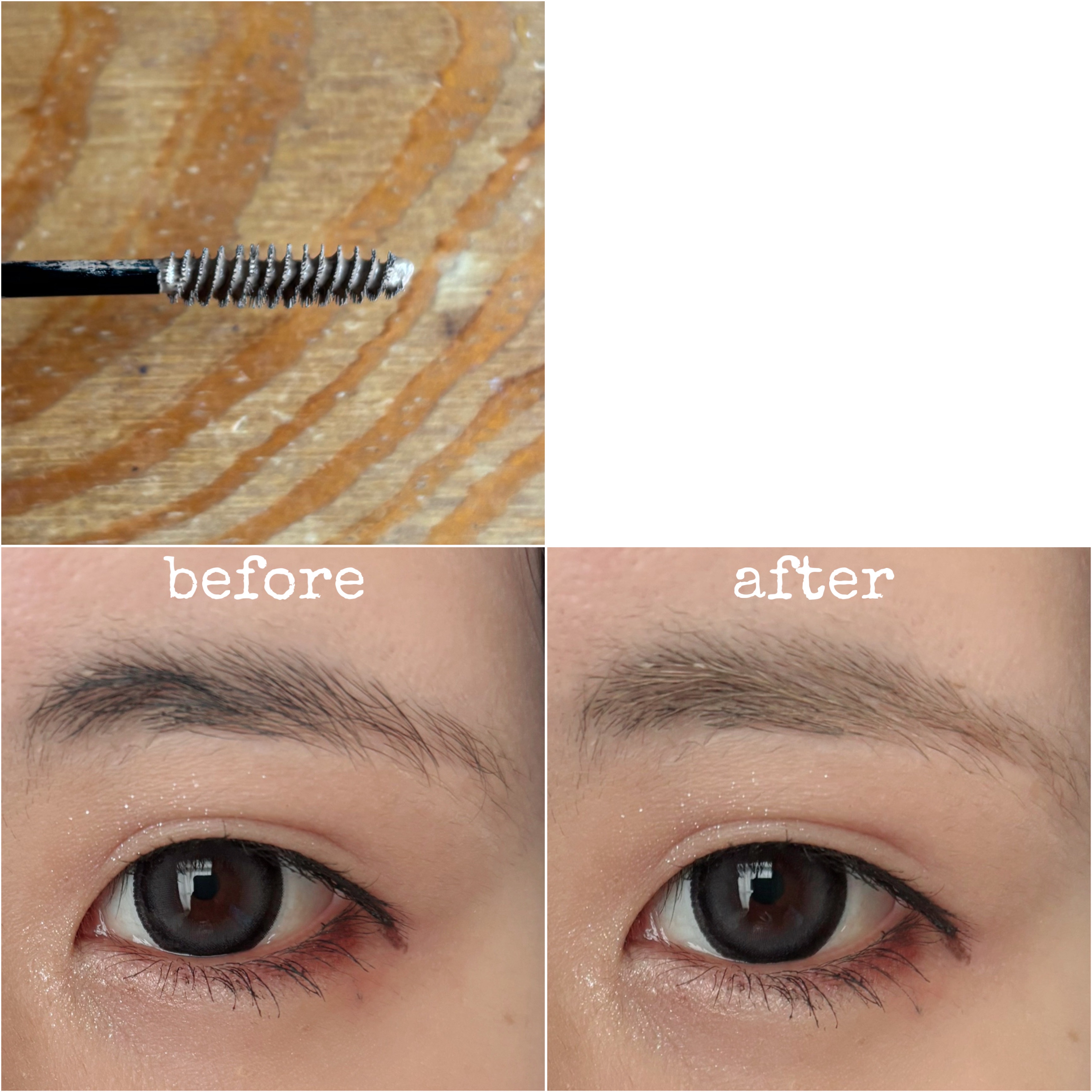 アイブロウマスカラ N BM03 アッシュブラウン/excel/眉マスカラを使ったクチコミ（2枚目）