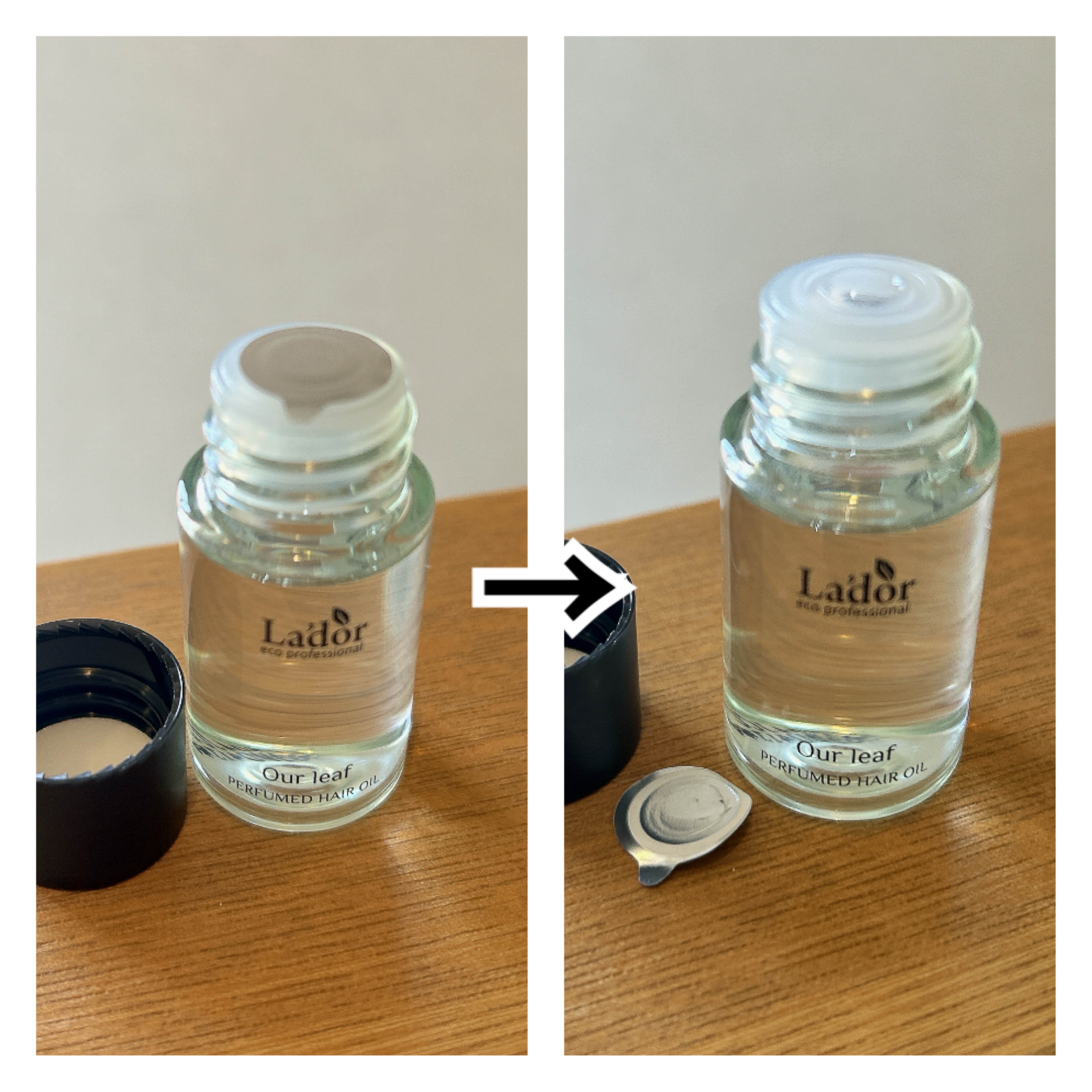 パフュームヘアオイル アワーリーフ/La'dor/ヘアオイルを使ったクチコミ（2枚目）