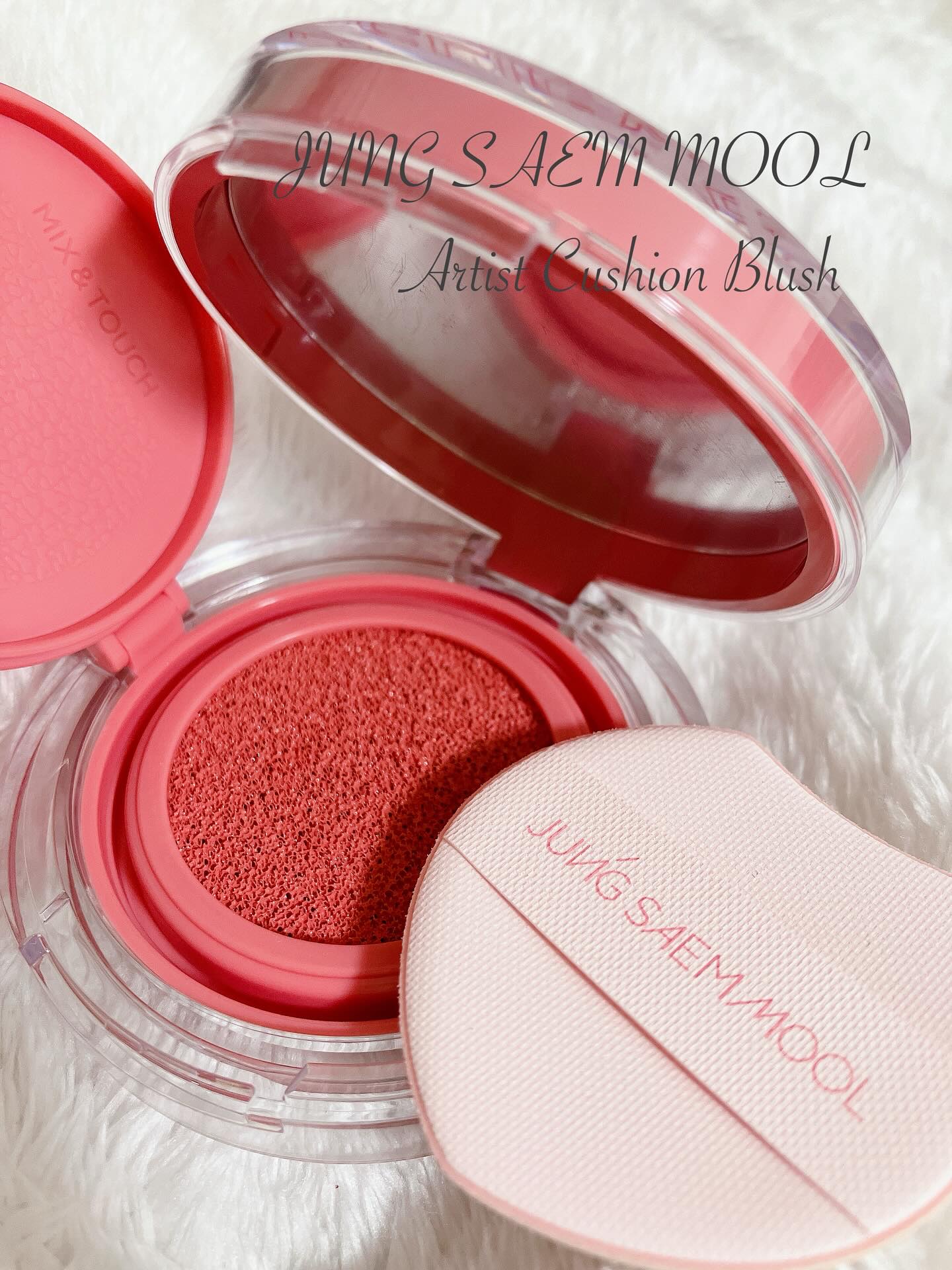 アーティストクッションブラッシュ/JUNG SAEM MOOL/リキッドチークを使ったクチコミ（1枚目）