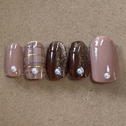 ジェルネイル(ライト対応)/セリア/ジェルネイルを使ったクチコミ(5枚目)