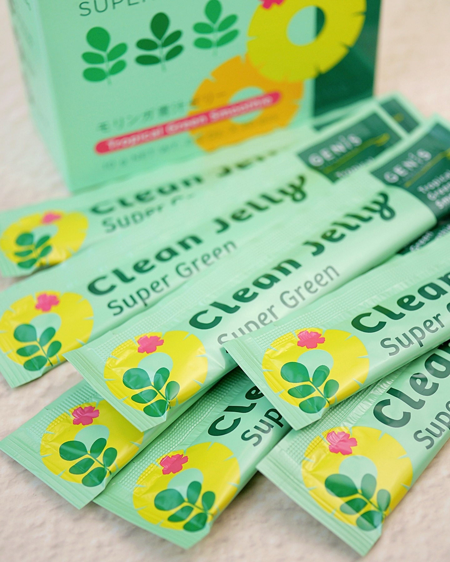 クリーンゼリー/GENiS/青汁を使ったクチコミ（2枚目）