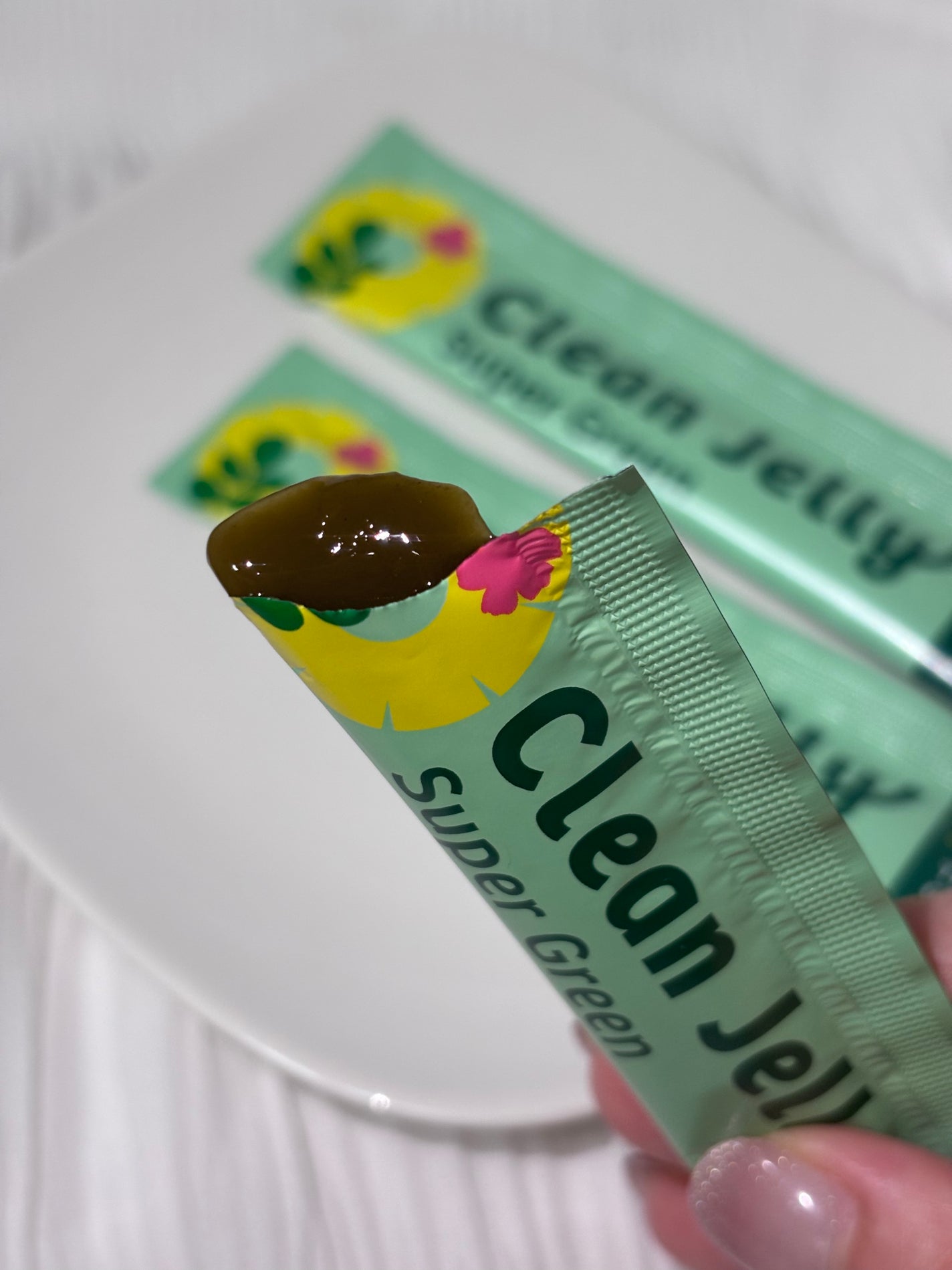 クリーンゼリー/GENiS/青汁を使ったクチコミ(5枚目)