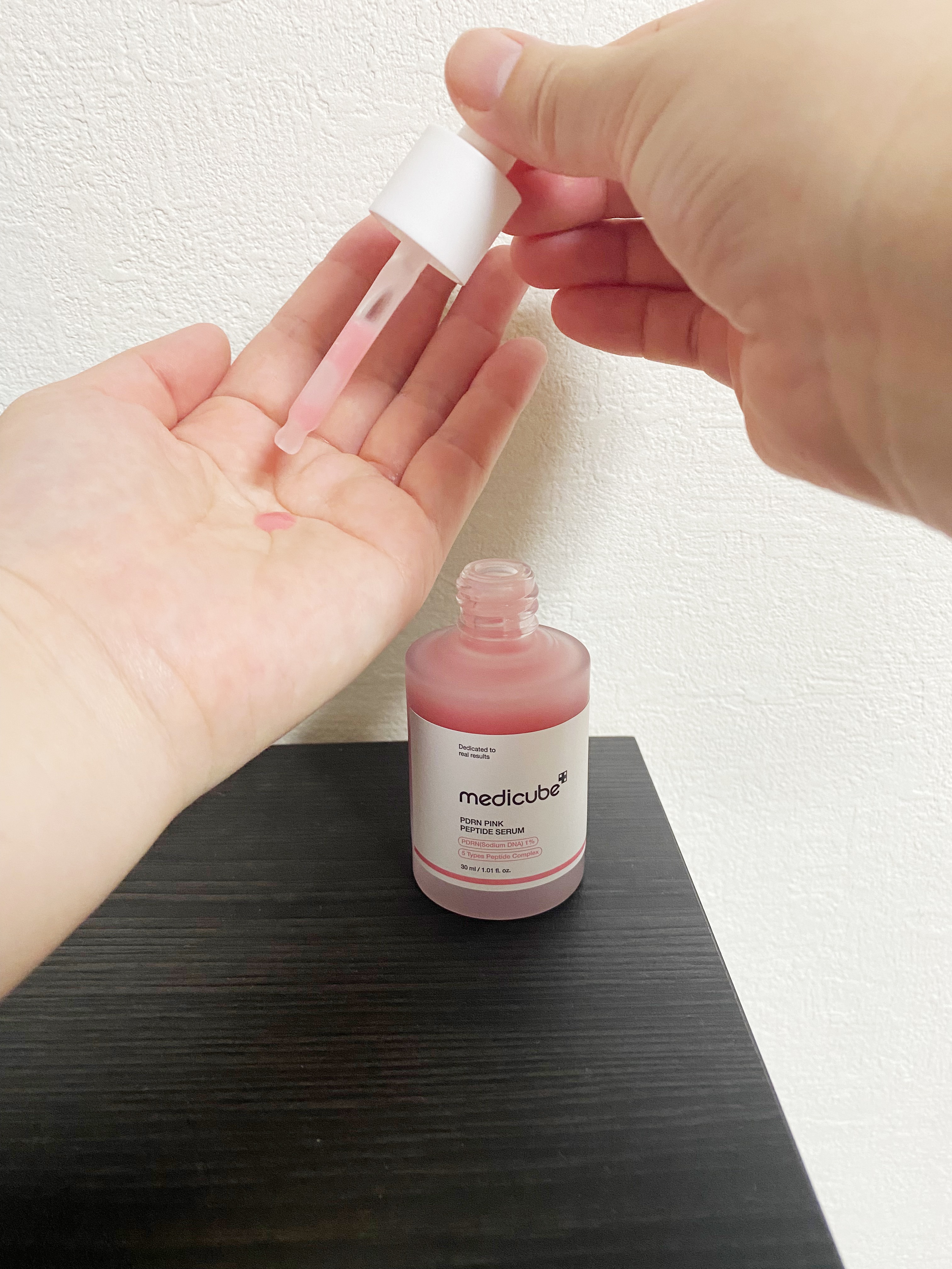 PDRNピンクアンプル PDRN 10,000ppm配合/MEDICUBE/美容液を使ったクチコミ（3枚目）