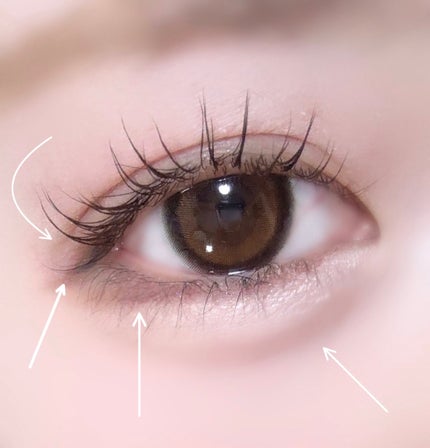 722斜線アイシャドウブラシ/PICCASSO/メイクブラシを使ったクチコミ(1枚目)