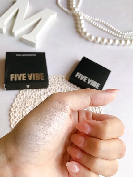 パールライクハイライター/FIVE VIBE/パウダーハイライトを使ったクチコミ(7枚目)
