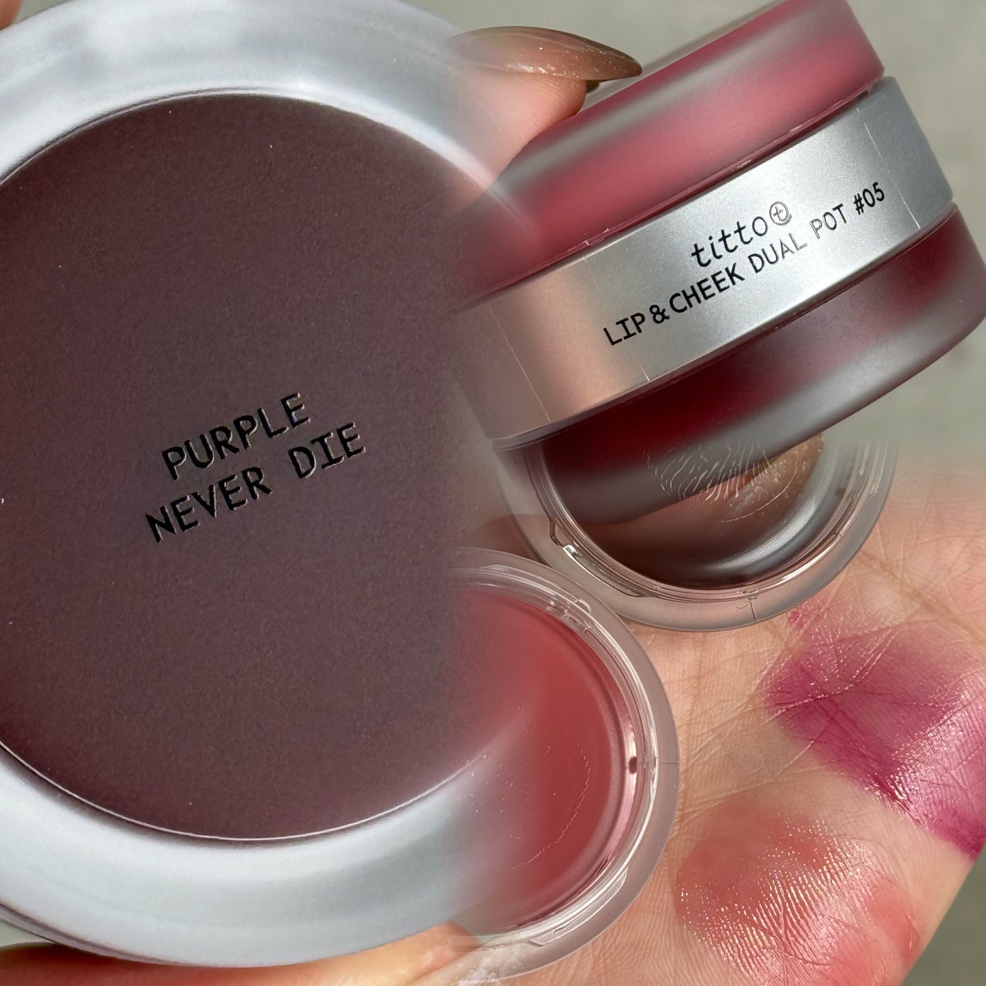 リップアンドチークデュアルポット/titto/口紅を使ったクチコミ(5枚目)