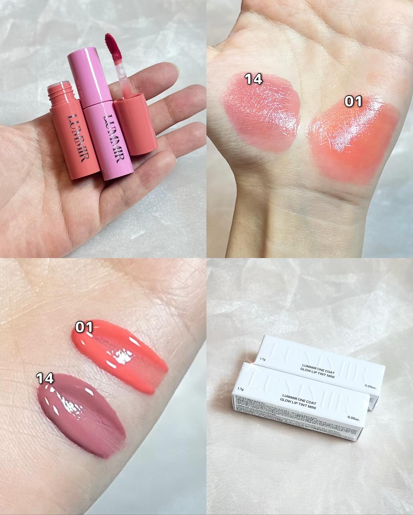 ONE COAT グロウティント/Lummir/リップティントを使ったクチコミ（2枚目）