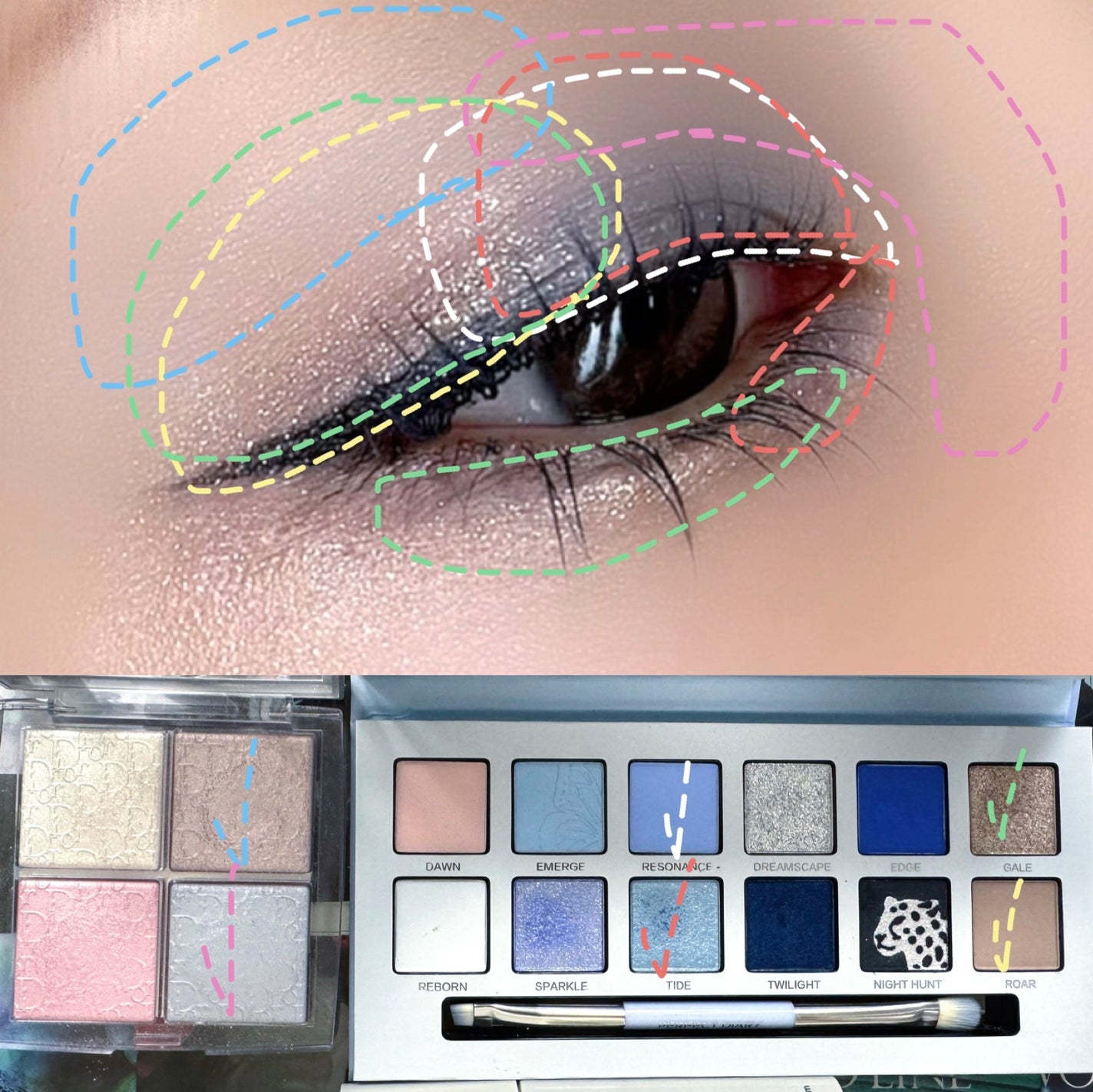 エクスプローラ12色 動物アイシャドウパレット/PERFECT DIARY/アイシャドウパレットを使ったクチコミ(4枚目)