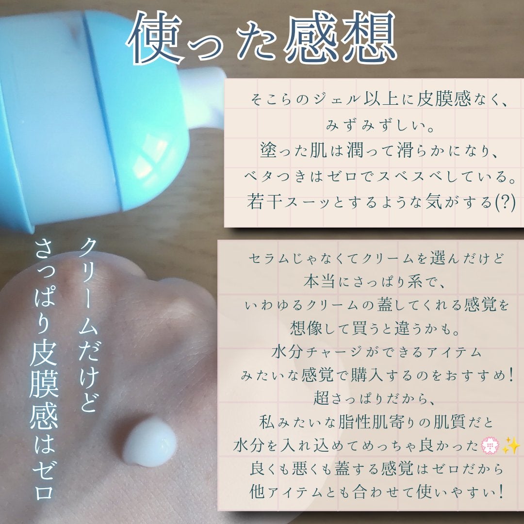 ブルーアガベヒアルロン酸クリーム/Dr.Bio/フェイスクリームを使ったクチコミ(4枚目)