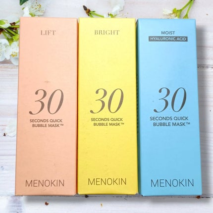 30秒クイックバブルマスク3種セット/MENOKIN/シートマスク・パックを使ったクチコミ(6枚目)