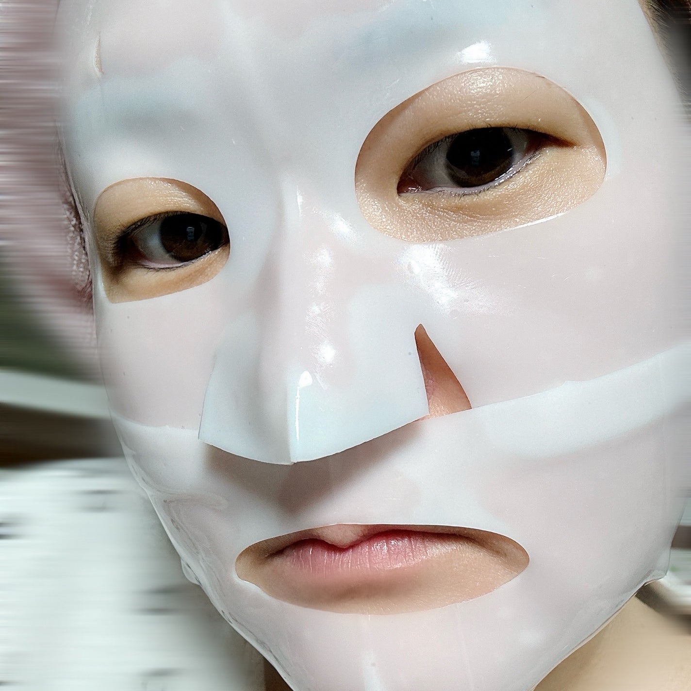 ペプチド毛穴ゲルマスク/Bluban/シートマスク・パックを使ったクチコミ(6枚目)