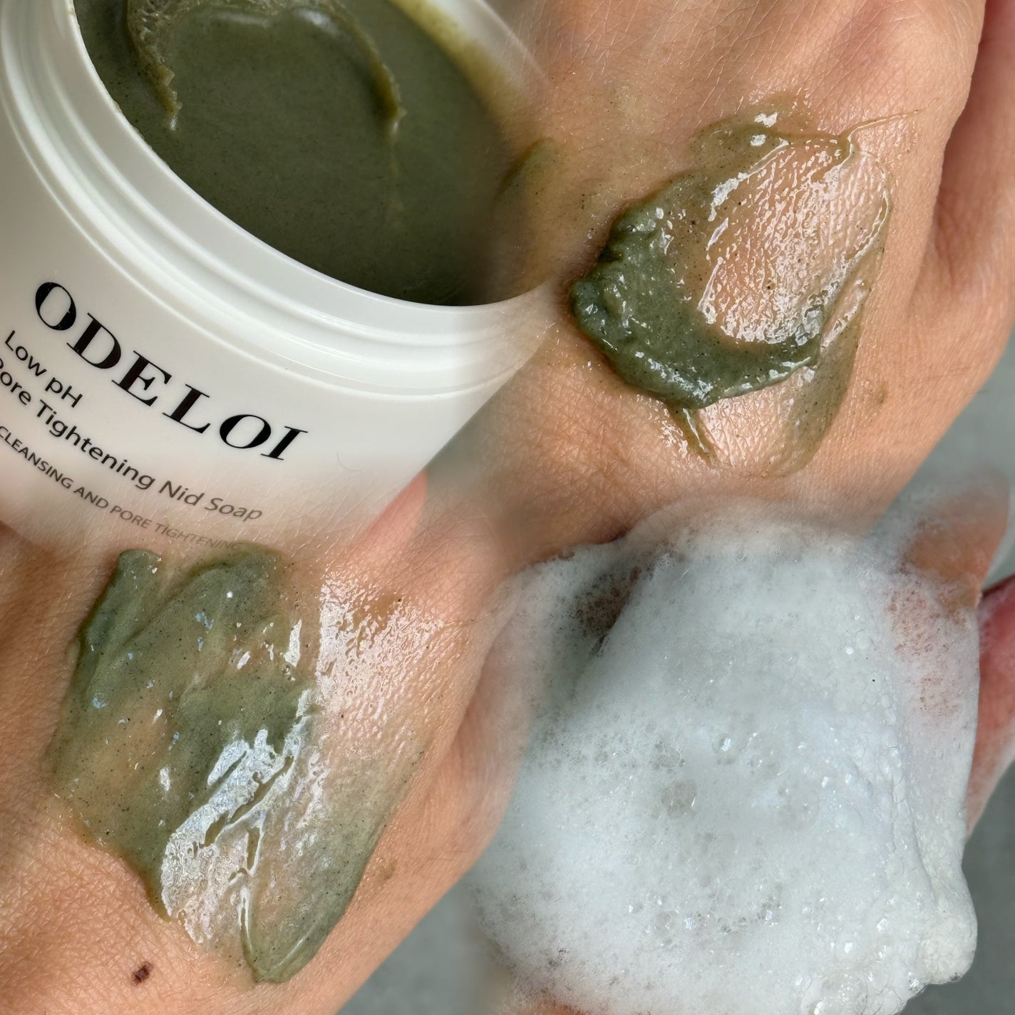 弱酸性毛穴収縮ニドソープ/ODELOI/その他洗顔料を使ったクチコミ(2枚目)