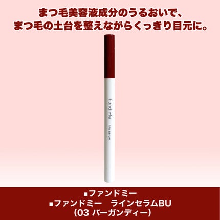 ファンドミー ラインセラム/ファンドミー/リキッドアイライナーを使ったクチコミ(2枚目)