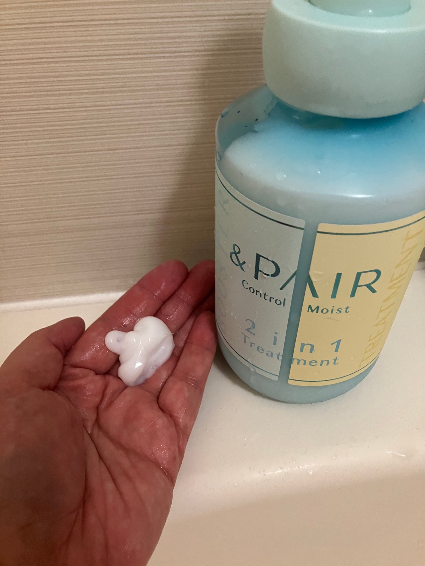 アンドペア コントロール モイスト 2in1 シャンプー&ヘアトリートメント/&PAIR/市販シャンプーを使ったクチコミ(8枚目)