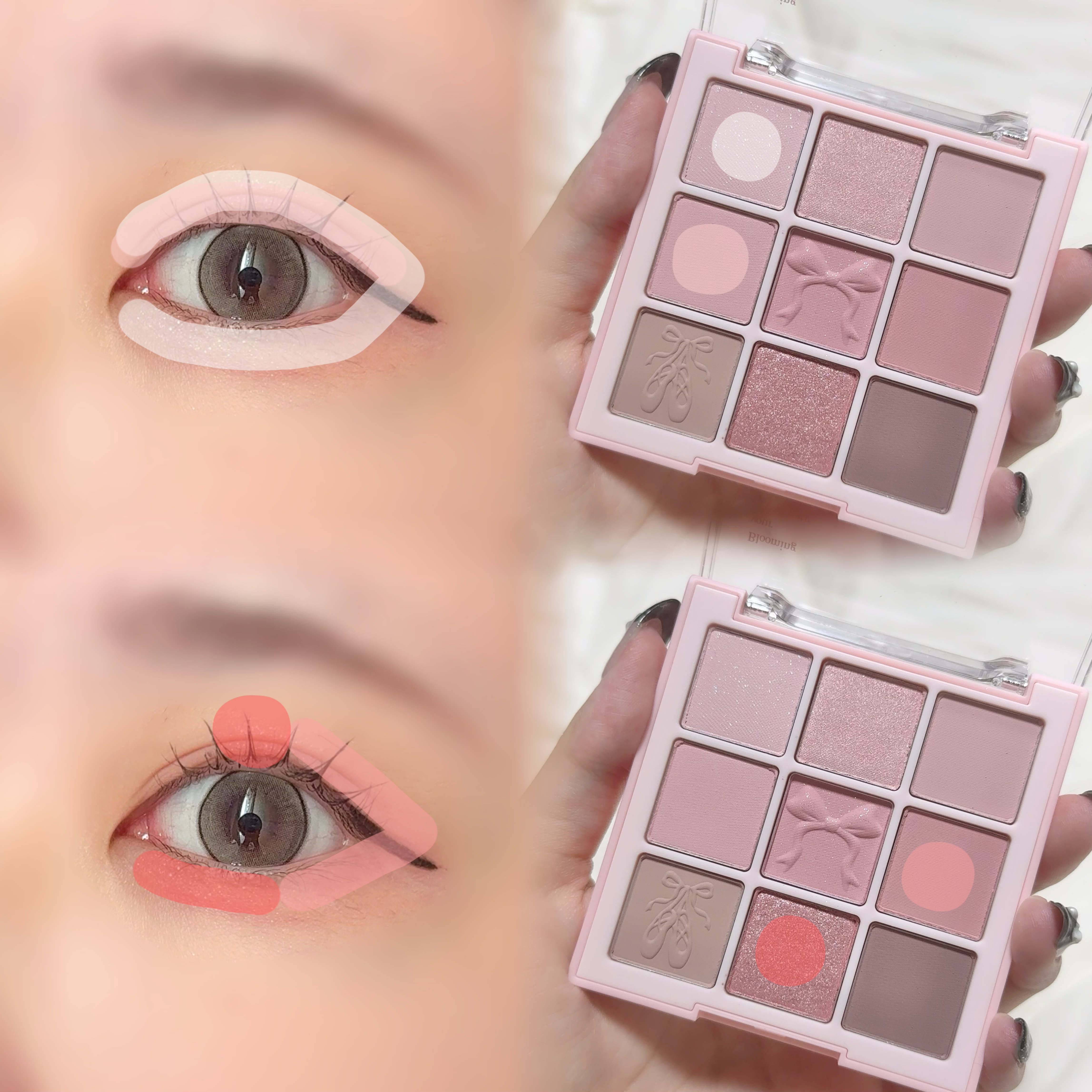 シャドウパレット/dasique/アイシャドウパレットを使ったクチコミ（2枚目）