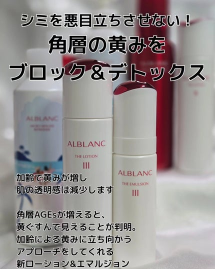 アルブラン ザ ローション III /ALBLANC/化粧水を使ったクチコミ(4枚目)