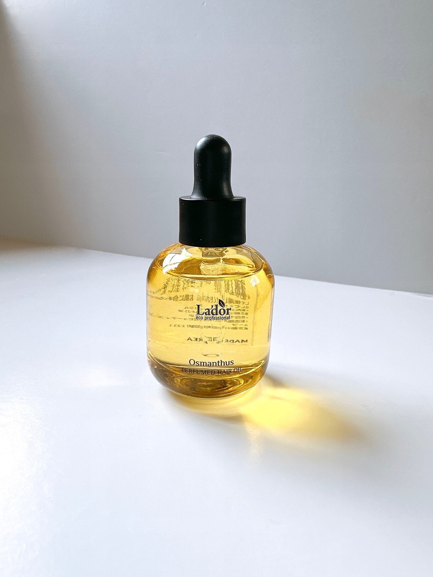 パフュームヘアオイル オスマンサス/La'dor/ヘアオイルを使ったクチコミ(1枚目)