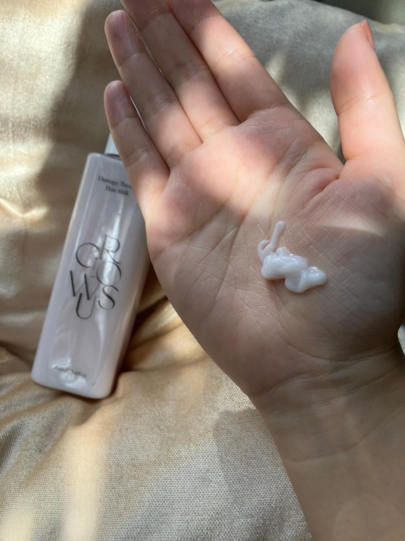 ダメージセラピーヘアミルク/GROWUS/ヘアミルクを使ったクチコミ(2枚目)