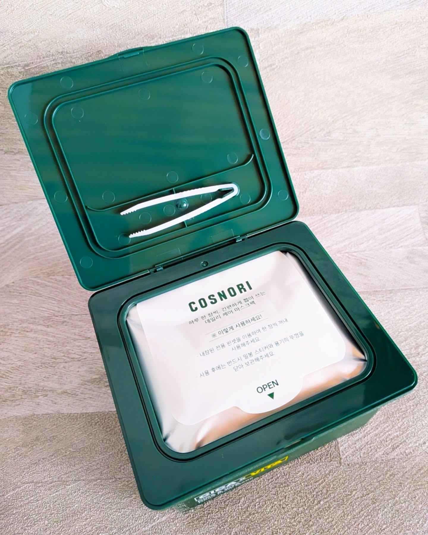 CICA＆VITAデイリーマスクパック/COSNORI/シートマスク・パックを使ったクチコミ（2枚目）