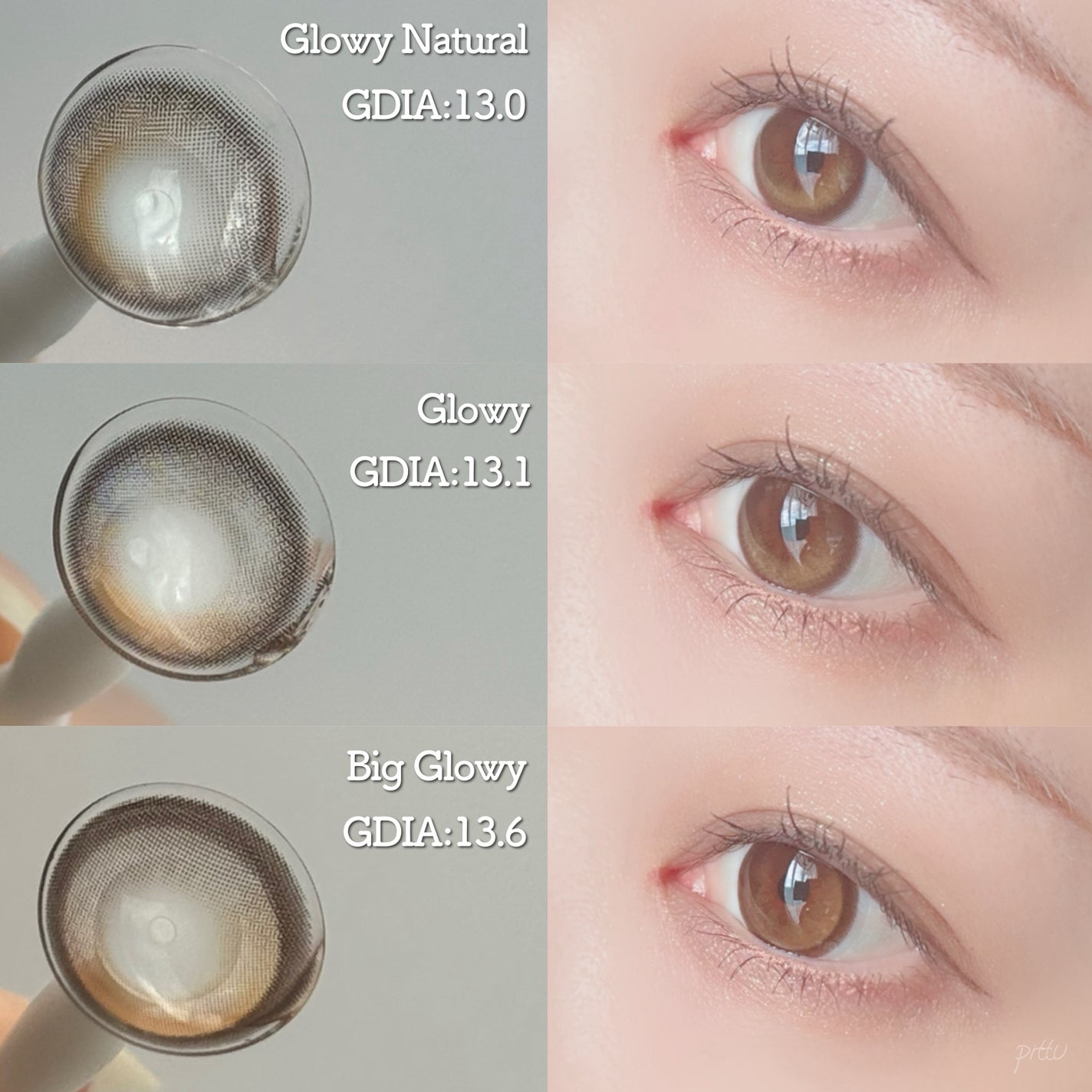 Glowy 1day/OLENS/ワンデー(1DAY)カラコンを使ったクチコミ(9枚目)