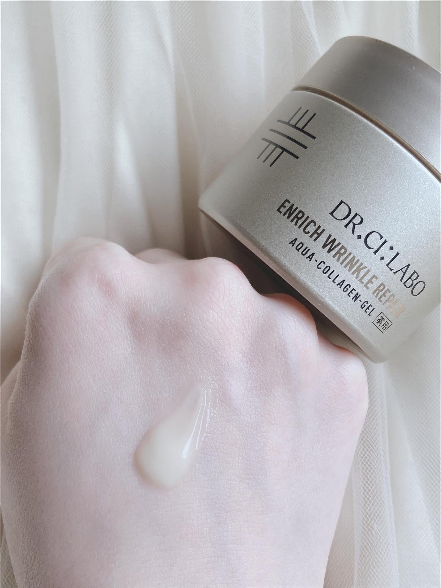 薬用アクアコラーゲンゲル エンリッチリンクルリペア/ドクターシーラボⓇ/フェイスクリームを使ったクチコミ(3枚目)