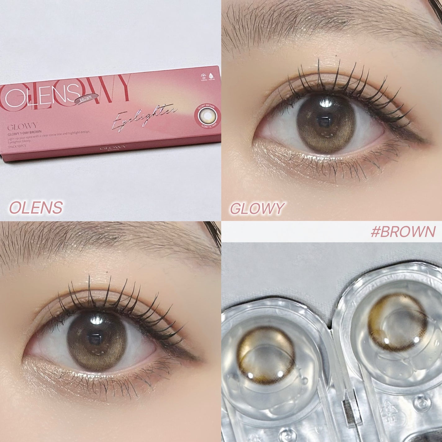 Glowy 1day/OLENS/ワンデー(1DAY)カラコンを使ったクチコミ(1枚目)