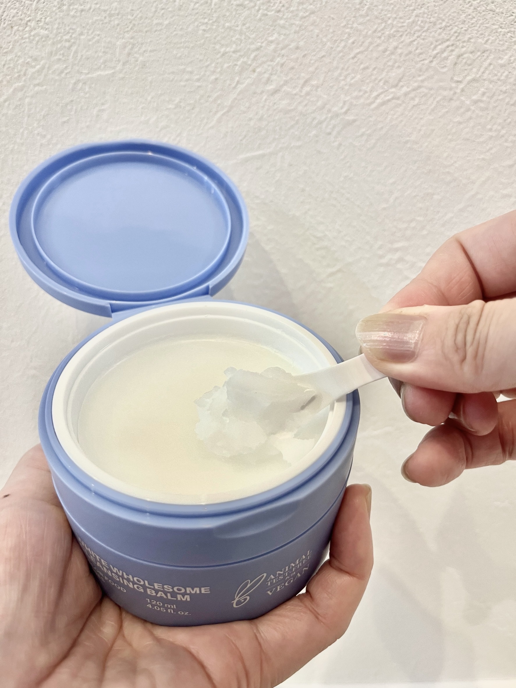 カラーフードシリーズホワイトホールサムクレンジングバーム/Tovegan/クレンジングバームを使ったクチコミ（2枚目）