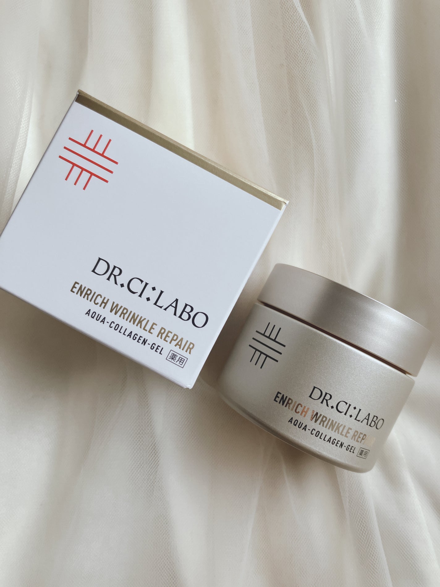 薬用アクアコラーゲンゲル エンリッチリンクルリペア/ドクターシーラボⓇ/フェイスクリームを使ったクチコミ(1枚目)