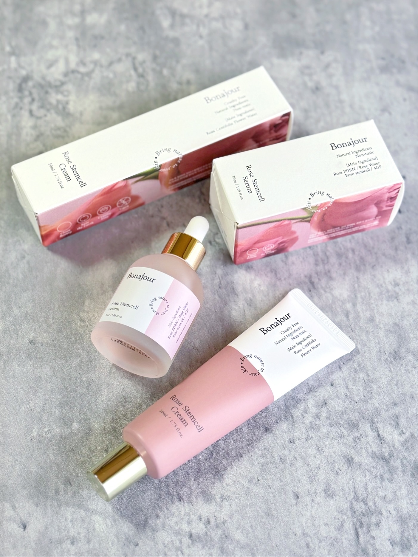 ローズステムセルセラム/Bonajour/美容液を使ったクチコミ（1枚目）