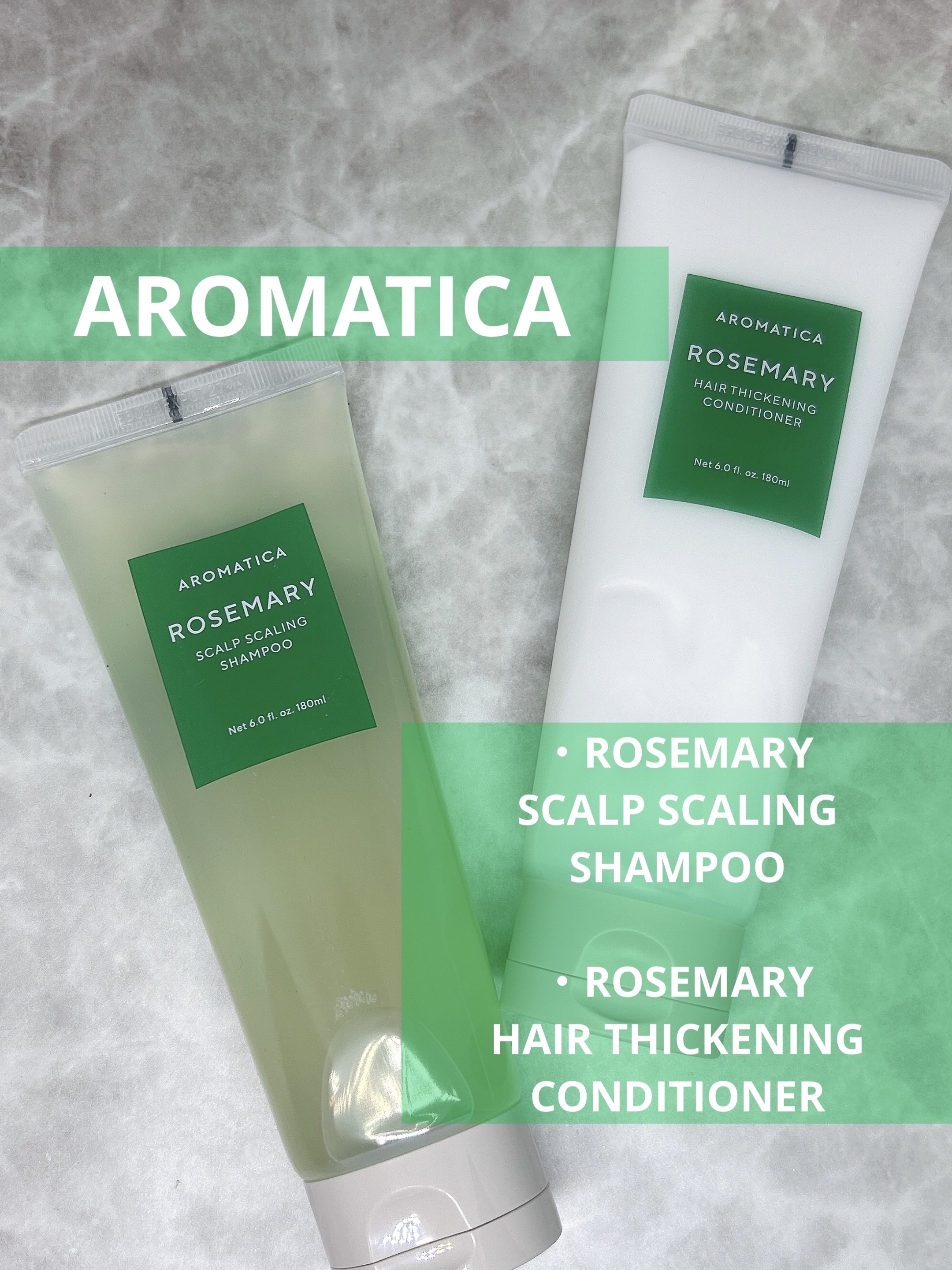 ローズマリースカルプスケーリングシャンプー/AROMATICA/市販シャンプーを使ったクチコミ（1枚目）