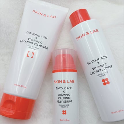 グリコール酸×ビタミンC カーミングゼリーセラム/SKIN&LAB/美容液を使ったクチコミ(1枚目)