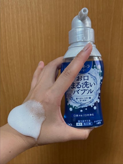 ピュオーラ 泡で出てくる洗口液 クリアミント【医薬部外品】/ピュオーラ/マウスウォッシュ・スプレーを使ったクチコミ(5枚目)