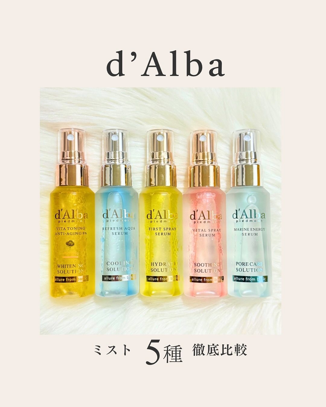 ダルバ ホワイトトリュフファーストスプレーセラム/ダルバ/ミスト状化粧水を使ったクチコミ（1枚目）