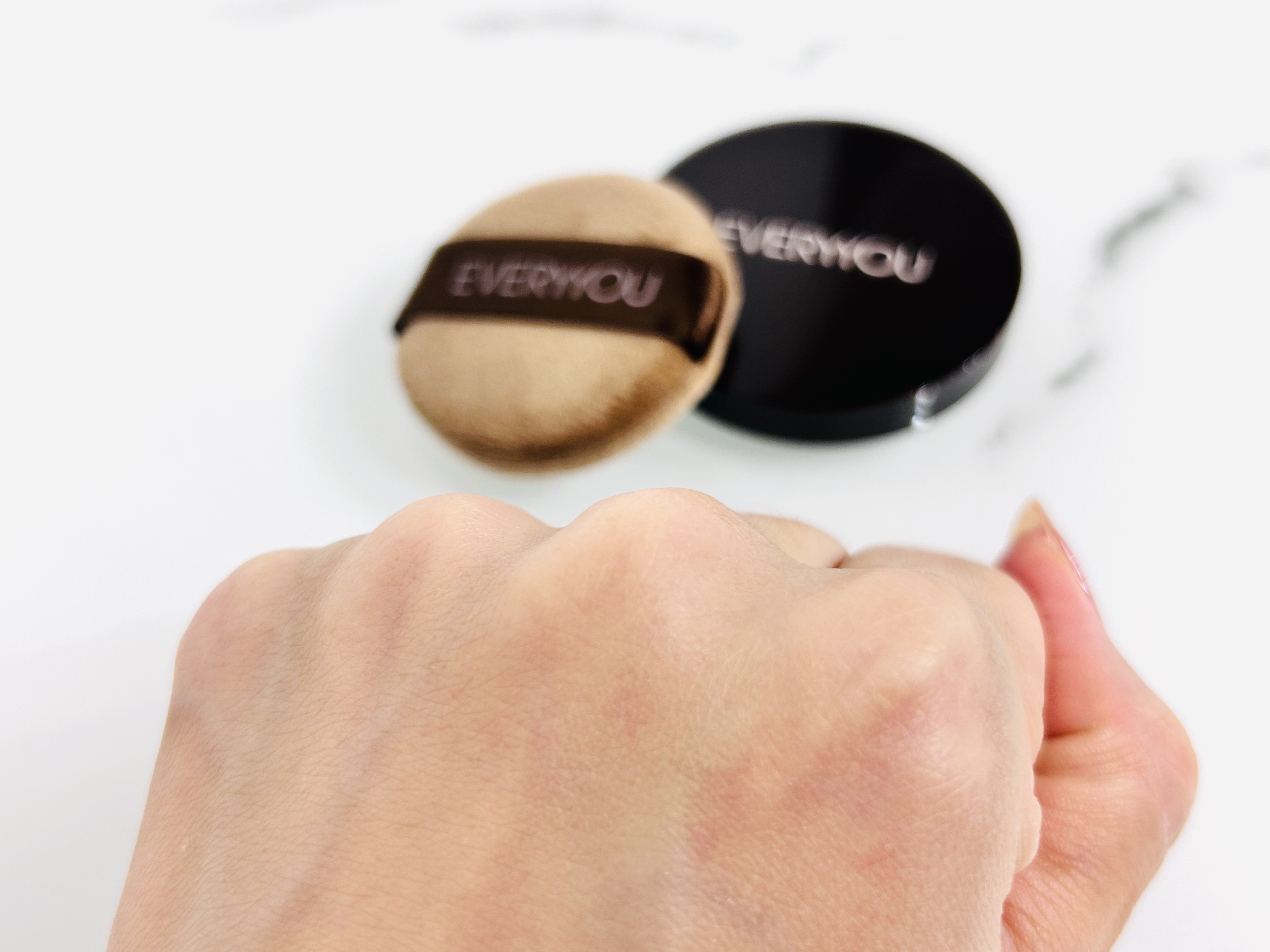 スキンケアフェイスパウダー/EVERYYOU/ルースパウダーを使ったクチコミ（3枚目）