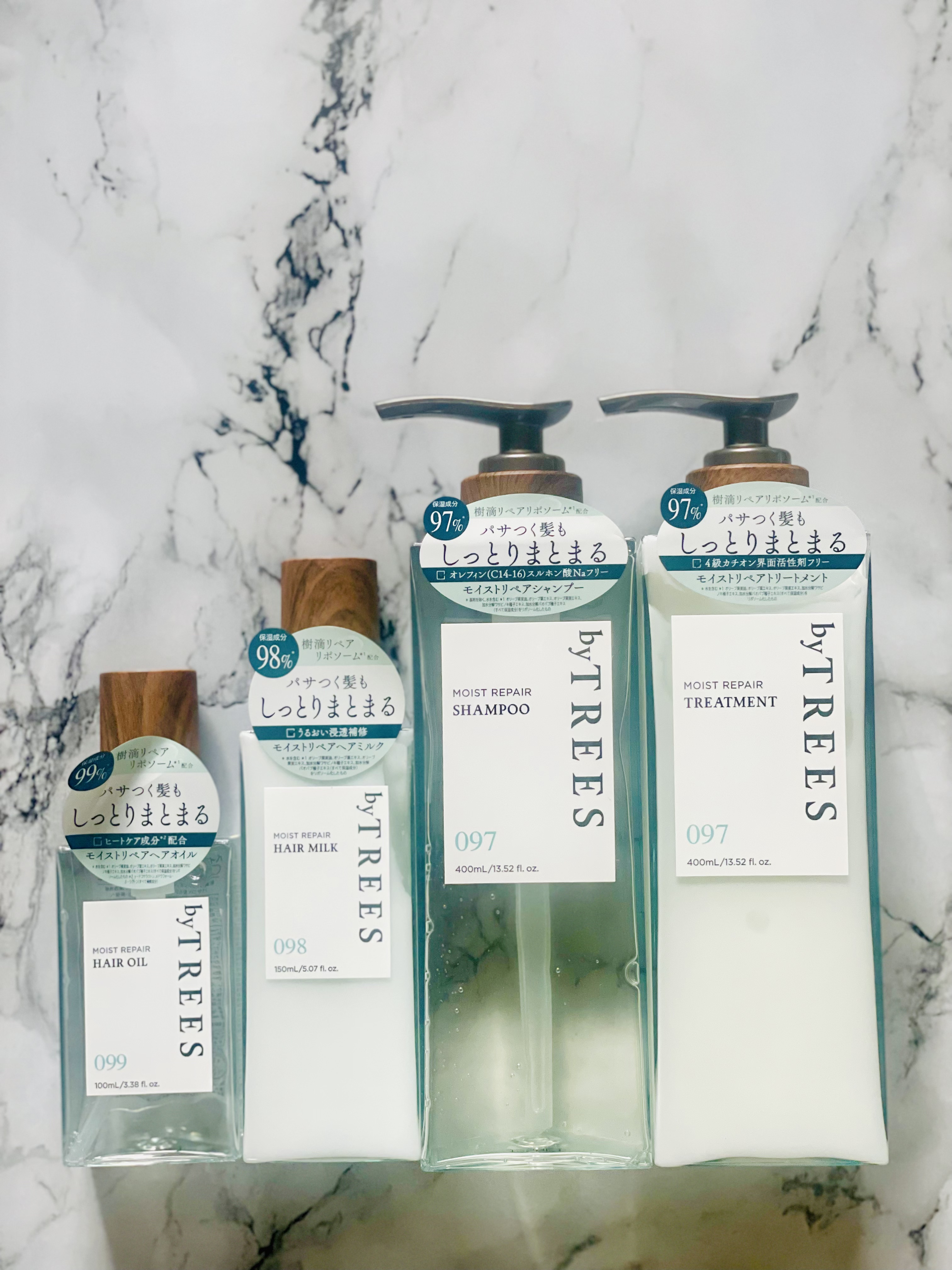 バイツリーズ モイストリペアシャンプー/トリートメント/byTREES/市販シャンプーを使ったクチコミ（1枚目）