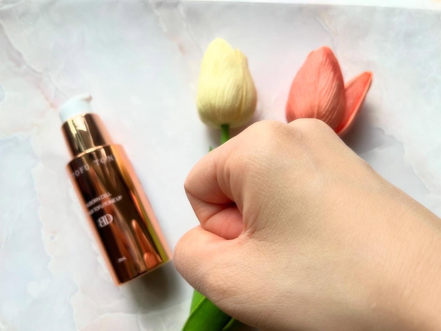 [ブランドゥブ]ヌボンセル リペア豆腐 トーンアップクリーム (SPF40・PA++)/BLANC DUBU/化粧下地を使ったクチコミ（3枚目）