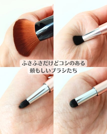 Mini Maru メイクファンデーションブラシ/貝印/メイクブラシを使ったクチコミ(3枚目)