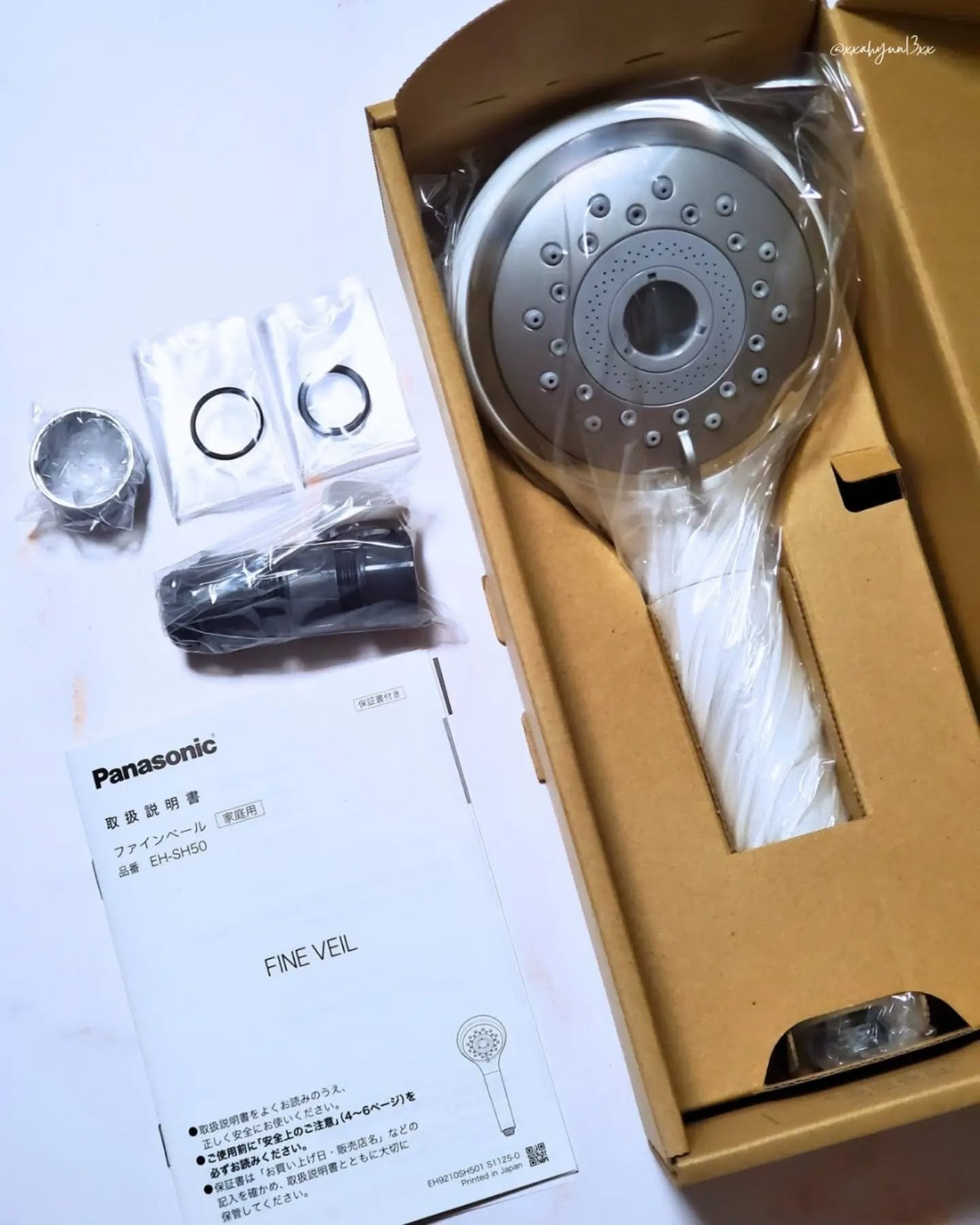 ファインバブルシャワーヘッド ファインベール EH-SH50/Panasonic/シャワーヘッドを使ったクチコミ(4枚目)