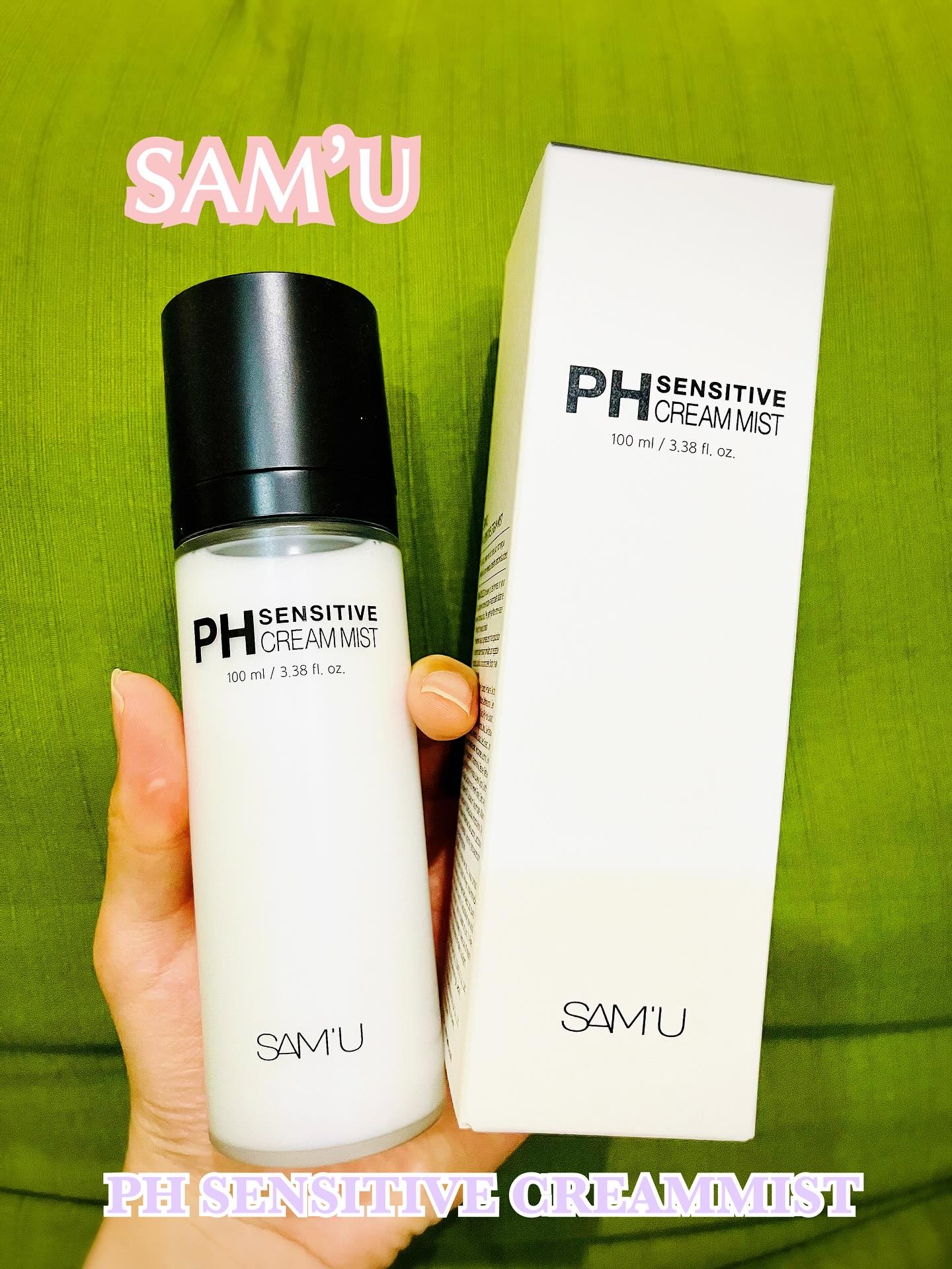 PHセンシティブクリームミスト/SAM'U/ミスト状化粧水を使ったクチコミ（1枚目）