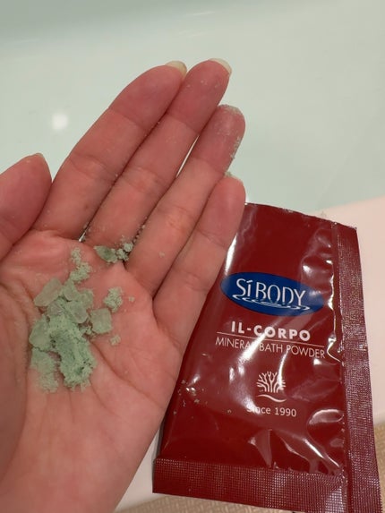 ミネラルバスパウダーオリジナル/イルコルポ/無機塩系入浴剤を使ったクチコミ(1枚目)